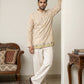 Men's Traditional Printed Kurta with Korean Pants Set