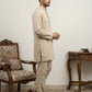 Classic Silk Blend Kurta Pyjama Set for Men ( 65KP 5586Beige ) [FF] [WAISTCOAT]