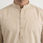 Classic Silk Blend Kurta Pyjama Set for Men ( 65KP 5586Beige ) [FF] [WAISTCOAT]