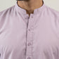 Classic Silk Blend Kurta Pyjama Set for Men ( 65KP 5586Lavender ) [FF] [WAISTCOAT]
