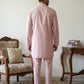 Classic Silk Blend Kurta Pyjama Set for Men ( 65KP 5586Peach ) [FF] [WAISTCOAT]