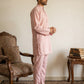 Classic Silk Blend Kurta Pyjama Set for Men ( 65KP 5586Peach ) [FF] [WAISTCOAT]