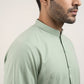 Classic Silk Blend Kurta Pyjama Set for Men ( 65KP 5586Pista ) [FF] [WAISTCOAT]
