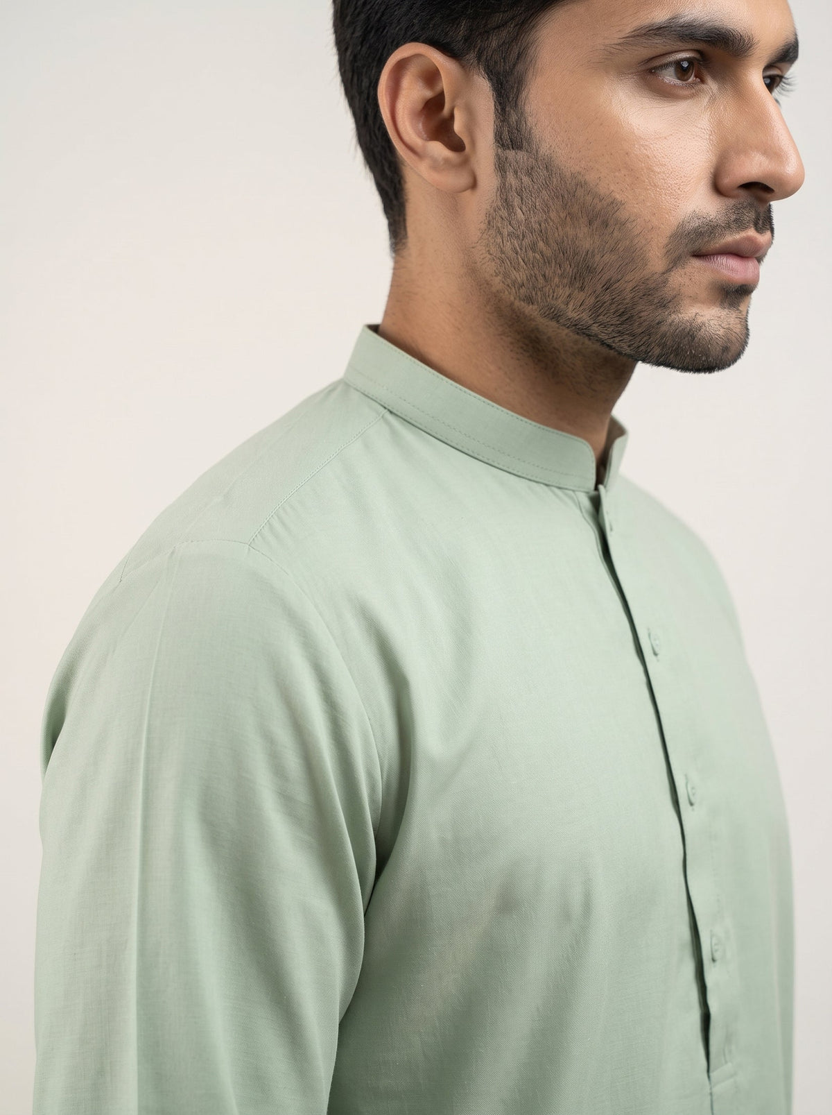 Classic Silk Blend Kurta Pyjama Set for Men ( 65KP 5586Pista ) [FF] [WAISTCOAT]
