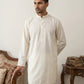 Classic Silk Blend Kurta Pyjama Set for Men ( 65KP 5586White ) [FF] [WAISTCOAT]