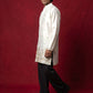 Silk Blend Embroidered Kurta & Korean Pants Set ( 65KP PJ11B 5601Cream ) [FF] [D-1]