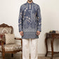 Traditional Cotton Blend Printed Kurta With Korean Pants ( 65KP PJ11W 5606Blue )