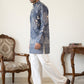 Traditional Cotton Blend Printed Kurta With Korean Pants ( 65KP PJ11W 5606Blue )