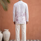 Cotton Blend Floral Printed Kurta With Korean Pants ( 65KP PJ11W 5607Purple )