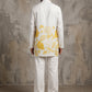 Cotton Blend Floral Printed Kurta With Korean Pants ( 65KP PJ11W 5607Yellow )