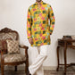 Silk Blend Designer Embroidered Kurta With Korean Pants ( 65KP PJ11W 5609Yellow )