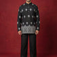 Cotton Blend Ethnic Printed Kurta With Korean Pants ( 65KP PJ11B 5614Black )