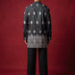 Cotton Blend Ethnic Printed Kurta With Korean Pants ( 65KP PJ11B 5614Black )