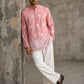 Cotton Blend Ethnic Printed Kurta With Korean Pants ( 65KP PJ11W 5614Pink )