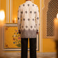 Cotton Blend Ethnic Printed Kurta With Korean Pants ( 65KP PJ11B 5614White )