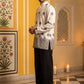 Cotton Blend Ethnic Printed Kurta With Korean Pants ( 65KP PJ11B 5614White )