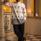 Cotton Blend Ethnic Printed Kurta With Korean Pants ( 65KP PJ11B 5614White )