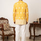 Cotton Blend Ethnic Printed Kurta With Korean Pants ( 65KP PJ11W 5614Yellow )