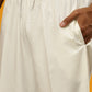 Japanese Fabric Ethnic Embroidered Kurta With Korean Pants for Men ( 65KP PJ11W 5616Cream )