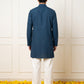 Japanese Fabric Ethnic Embroidered Kurta for Men ( 65KO 5616 Peacock )