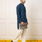 Japanese Fabric Ethnic Embroidered Kurta for Men ( 65KO 5616 Peacock )
