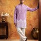Printed Cotton Blend Kurta Korean Pants Set ( 65KP PJ11W 5622Purple )