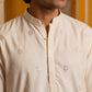 Floral Embroidered Kurta with Korean Pants ( 65KP PJ11W 5629White )