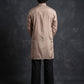 Silk Blend Embroidered Kurta for Men ( 65KO 5645 Brown )