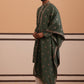 Silk Blend Embroidered Kurta Pyjama Set ( 65KP D-PJ11W 5355 D-PJ11W 5355Olive )