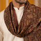 Men Silk Blend Solid Kurta Set with Paisley Printed Dupatta ( 65KP DM-M2 5586White ) [FF] [WAISTCOAT]