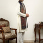 Men Silk Blend Solid Kurta Set with Paisley Printed Dupatta ( 65KP DM-N2 5586White ) [FF] [WAISTCOAT]