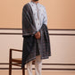 Paisley Print Kurta Pyjama Set with Contrast Dupatta (65KP D 5374 Blue ) [FF] [1-3]
