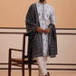 Paisley Print Kurta Pyjama Set with Contrast Dupatta (65KP D 5374 Blue ) [FF] [1-3]