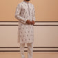 Paisley Print Kurta Pyjama Set with Contrast Dupatta ( 65KP D 5374 D 5374Cream ) [FF] [1-3]