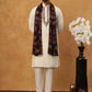 Traditional Silk Blend Kurta Pyjama & Dupatta Set (65KP D 5433 White )