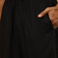 Embroidered Cotton Blend Kurta Pyjama & Dupatta Set ( 65KP PJ11B D 5513Black )