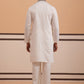 Men Ethnic Embroidered Kurta Set (65KP PJ11W 5342 White )