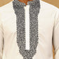 Japanese Imported Embroidered Kurta Set ( 65KP PJ11W 5502White )