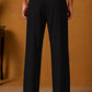 Men's Japanese Fabric Solid Korean Pants ( 65PJ 013Black )