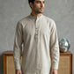 Men’s Solid Pure Cotton Short Kurta ( 65SK 5398Beige ) [FF] [P-16]