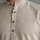 Men’s Solid Pure Cotton Short Kurta ( 65SK 5398Beige ) [FF] [P-16]