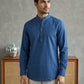 Men’s Solid Pure Cotton Short Kurta ( 65SK 5398Navy ) [FF] [P-16]