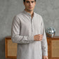 Men’s Beige Striped Short Kurta ( 65SK 5456Beige ) [FF] [O-6]
