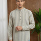 Men’s Yellow Striped Short Kurta ( 65SK 5471Yellow ) [FF] [K-14]
