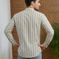 Men’s Yellow Striped Short Kurta ( 65SK 5471Yellow ) [FF] [K-14]