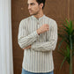 Men’s Yellow Striped Short Kurta ( 65SK 5471Yellow ) [FF] [K-14]