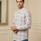 Men Classic Check Design Short Kurta ( 65SK 5486Pink ) [FF] [K-14]