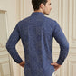 Stylish Printed Cotton Blend Kurta for Men ( 65SK 5522Navy ) [FF] [A-14]