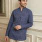 Stylish Printed Cotton Blend Kurta for Men ( 65SK 5522Navy ) [FF] [A-14]
