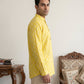 Cotton Blend Traditional Printed Short Kurta